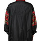 Multicolor Patchwork Men Full Zip Sweater
