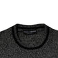Gray Crown King Cashmere Pullover Sweater