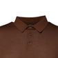 Brown Cashmere Buttoned Men Pullover Sweater