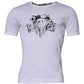 White Panda King Cotton Crew Neck T-shirt