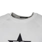 White DG Sport Crew Neck Short Sleeve T-shirt