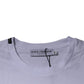 White Red Leopard Cotton Crew Neck T-shirt