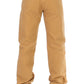 Sunshine Yellow Cotton Chinos Casual Pants