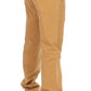 Sunshine Yellow Cotton Chinos Casual Pants