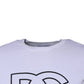 White DG Logo Cotton Crew Neck T-shirt