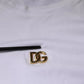 White DG Logo Crew Neck Short Sleeve T-shirt