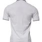 Off White Crown Cotton Collared Polo T-shirt