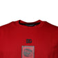 Red DG Eye Cotton Crew Neck T-shirt