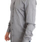 Slim Fit Formal Cotton Shirt in Gray