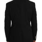 Elegant Black Martini Blazer for the Modern Man