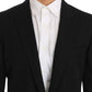 Elegant Black Martini Blazer for the Modern Man