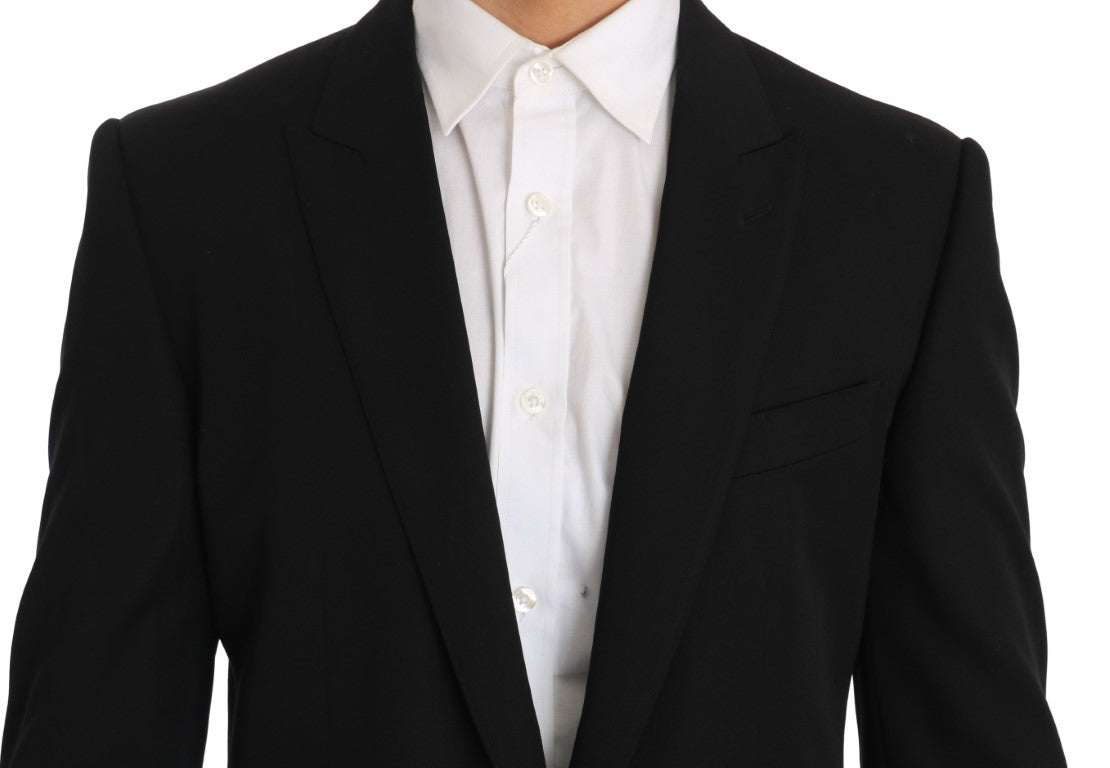 Elegant Black Martini Blazer for the Modern Man