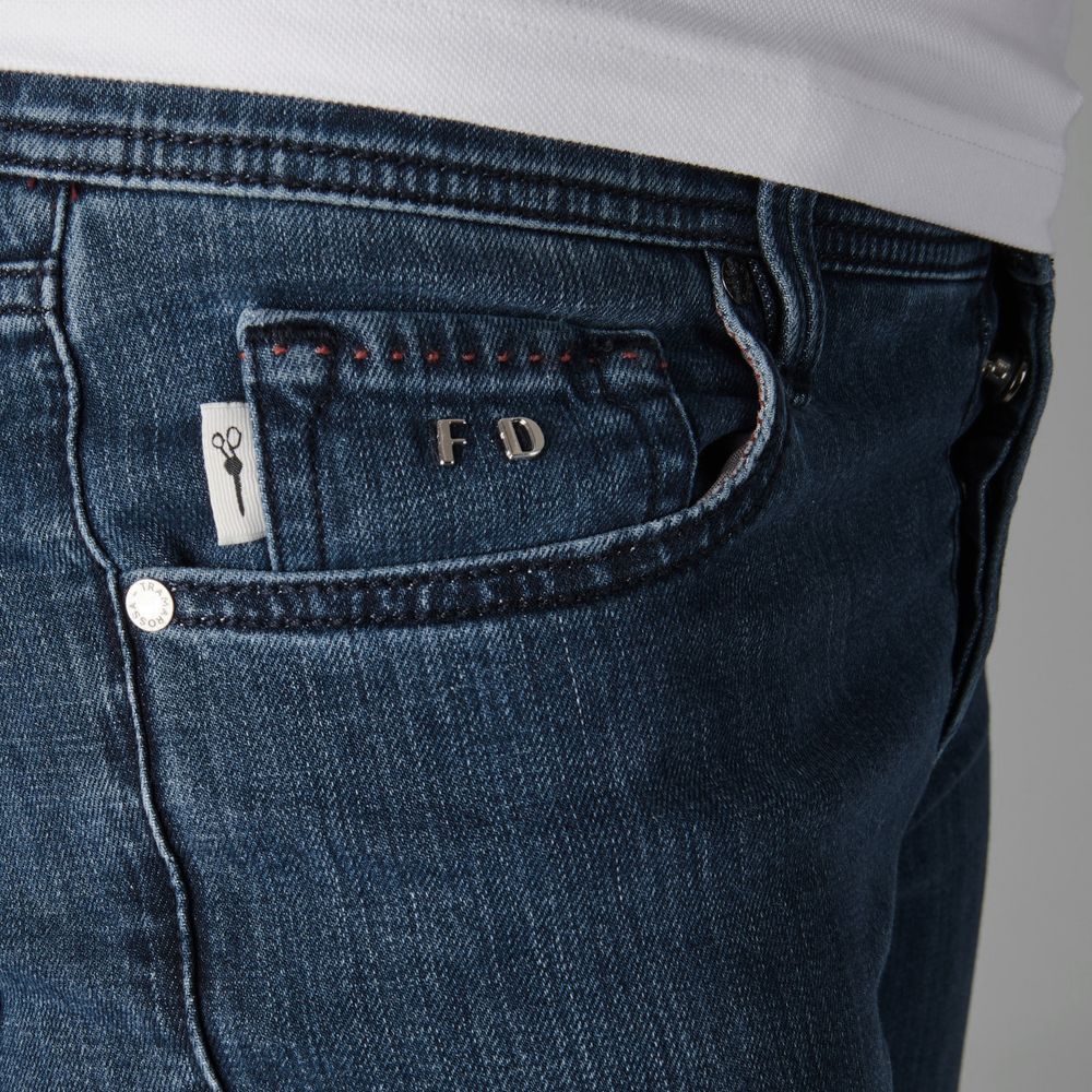 Blue Cotton Men Jeans