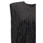 Black Polyester Cocktail Dress