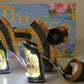 Antica Trattoria Straw Sandals with LED Heels