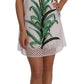 Chic Pineapple Applique Midi Shift Dress