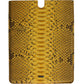 Sleek Python Snakeskin Tablet Case in Yellow