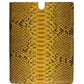 Sleek Python Snakeskin Tablet Case in Yellow