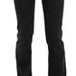 Black Slim Fit Cotton Jeans D&G Pants