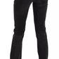 Black Slim Fit Cotton Jeans D&G Pants