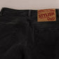 Black Slim Fit Cotton Jeans D&G Pants