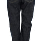 Elegant Oversize Boyfriend Jeans in Dark Blue