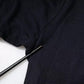 Blue Silk Collared Short Sleeves Polo T-shirt
