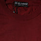 Maroon Cashmere Crew Neck Pullover Sweater