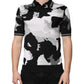 Multicolor Camouflage Collared Polo T-shirt