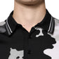 Multicolor Camouflage Collared Polo T-shirt