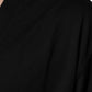 Black Cotton Logo Vneck Short Sleeve T-shirt
