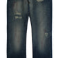 Slim Skinny Flare Blue Wash Jeans