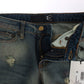 Slim Skinny Flare Blue Wash Jeans