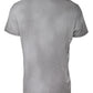 Gray Logo Print Cotton Crew Neck T-shirt