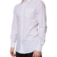 White Cotton Long Sleeves GOLD Dress Shirt