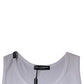 White Cotton Sleeveless Round Neck Tank T-shirt