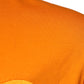 Orange Logo Cotton Crew Neck T-shirt