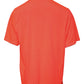 Orange Logo Polyester Crew Neck T-shirt