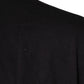 Black Logo Print Cotton Crew Neck T-shirt