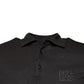 Dark Gray Collared Short Sleeves Polo T-shirt