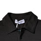 Dark Gray Collared Short Sleeves Polo T-shirt