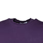 Violet Cotton Crew Neck Short Sleeve T-shirt
