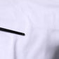 White Logo Print Cotton Crew Neck T-shirt
