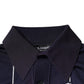 Dark Blue Sea Horse Collared Polo T-shirt