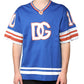 Blue Logo V-neck Short Sleeve T-shirt