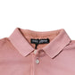 Pink Crown Collared Short Sleeve Polo T-shirt