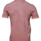 Pink Crown Collared Short Sleeve Polo T-shirt