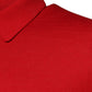 Red Cashmere Collared Pullover Sweater