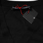 Black Cashmere Button Down Cardigan Sweater