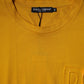Dark Yellow Logo Crew Neck Short Sleeves T-shirt